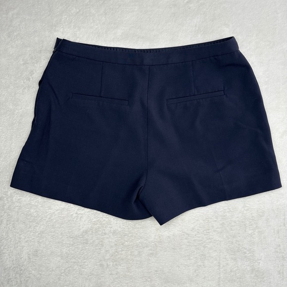 Babaton Aritzia Navy Blue Wrap Front Skort Mini Skirt Shorts Size 10 - Picture 7 of 9